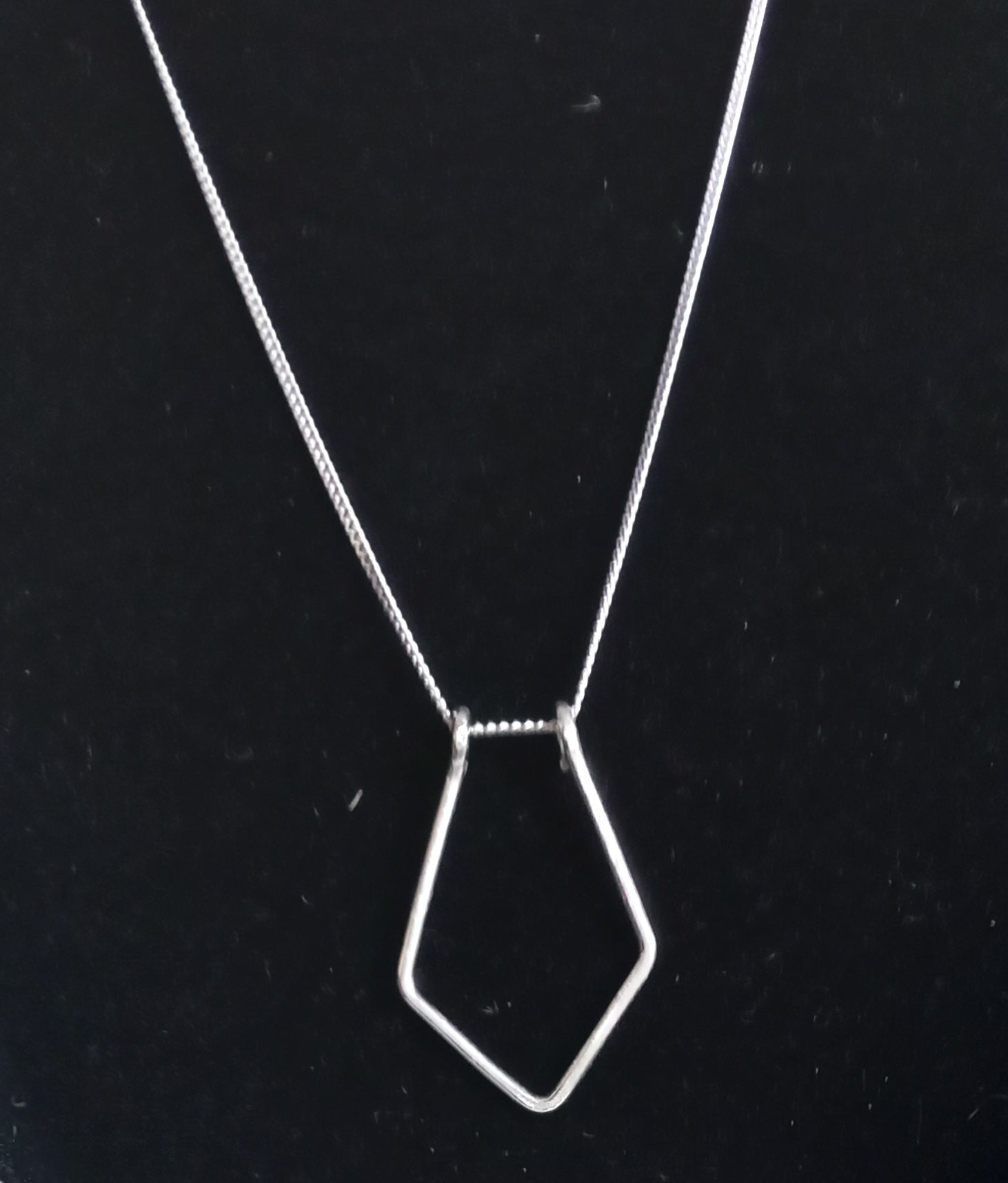Sterling Silver Ring Holder Pendant