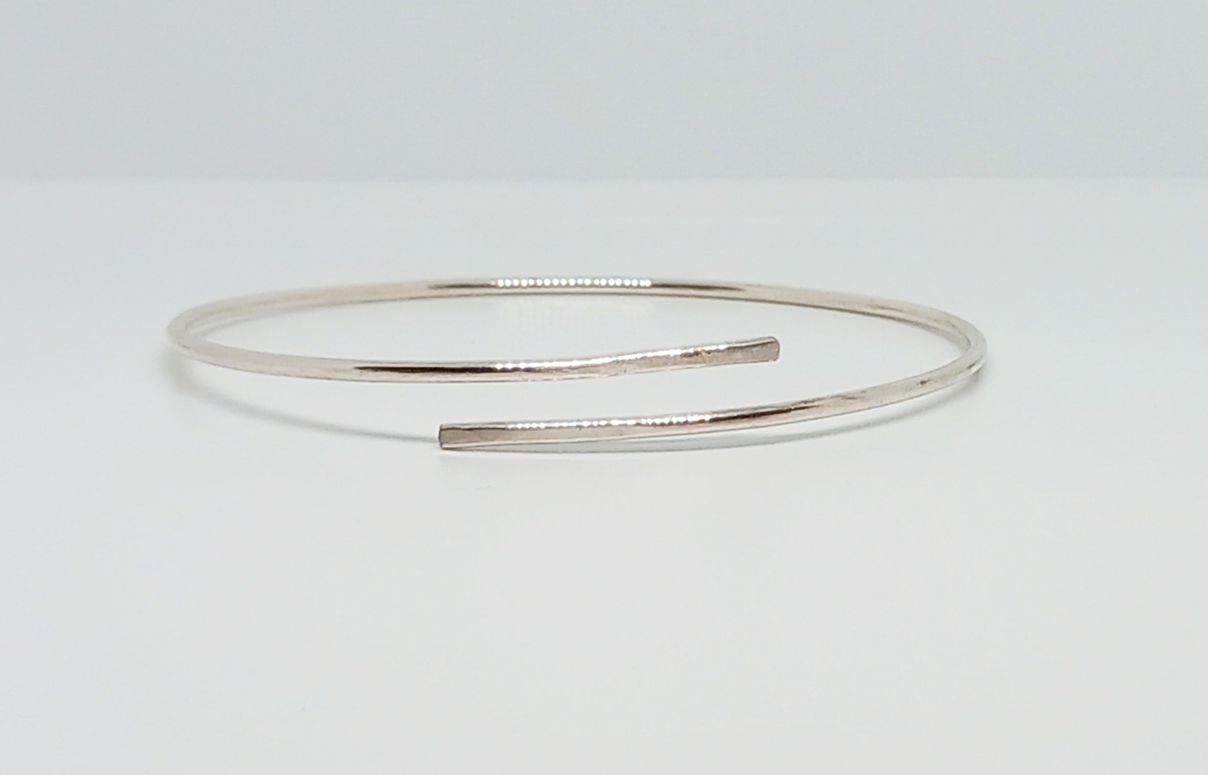 Sterling Silver Wrap Over Bangle