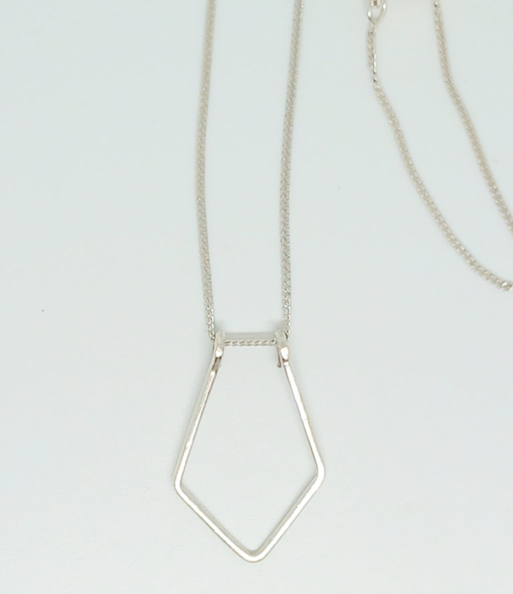 Sterling Silver Ring Holder Pendant