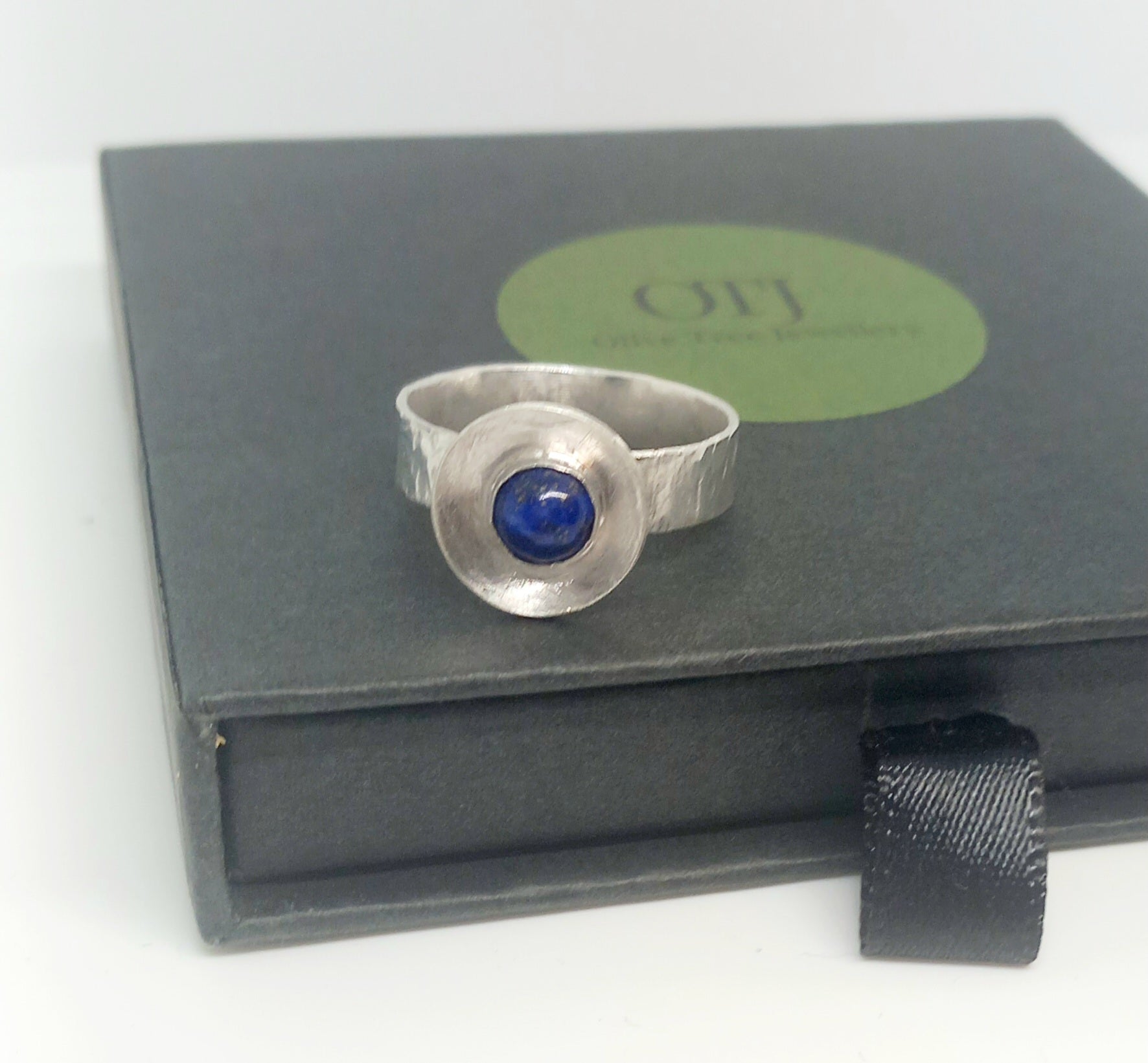 Lapis Gemstone Statement Ring