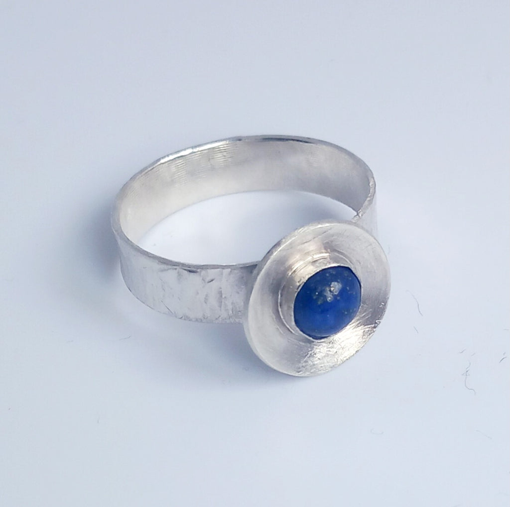 Lapis Gemstone Statement Ring