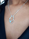 Sterling Silver Ring Holder Pendant