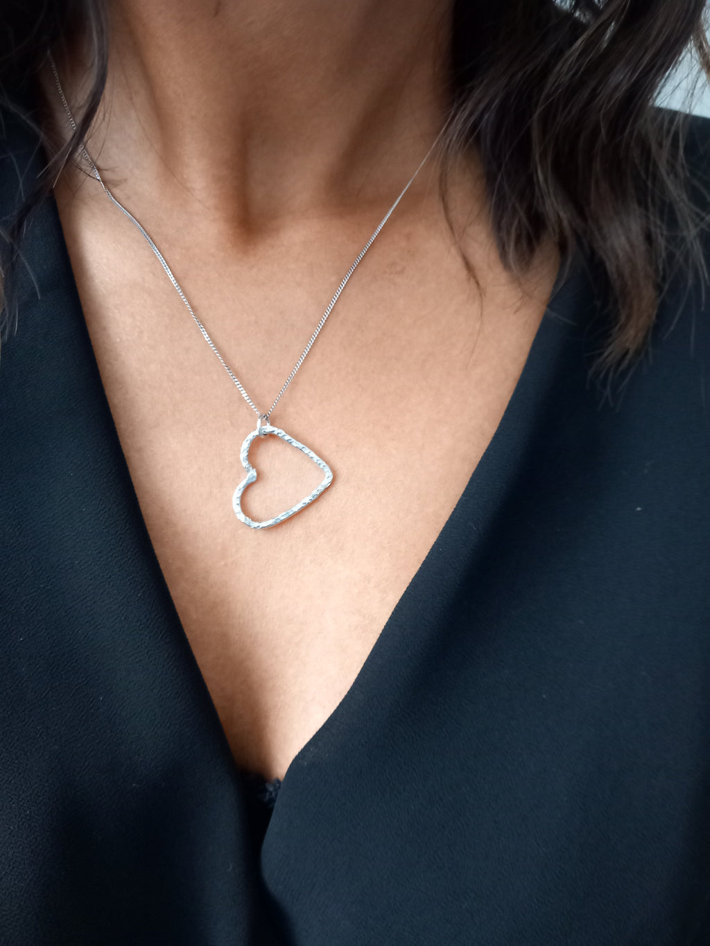 Open Heart Necklace