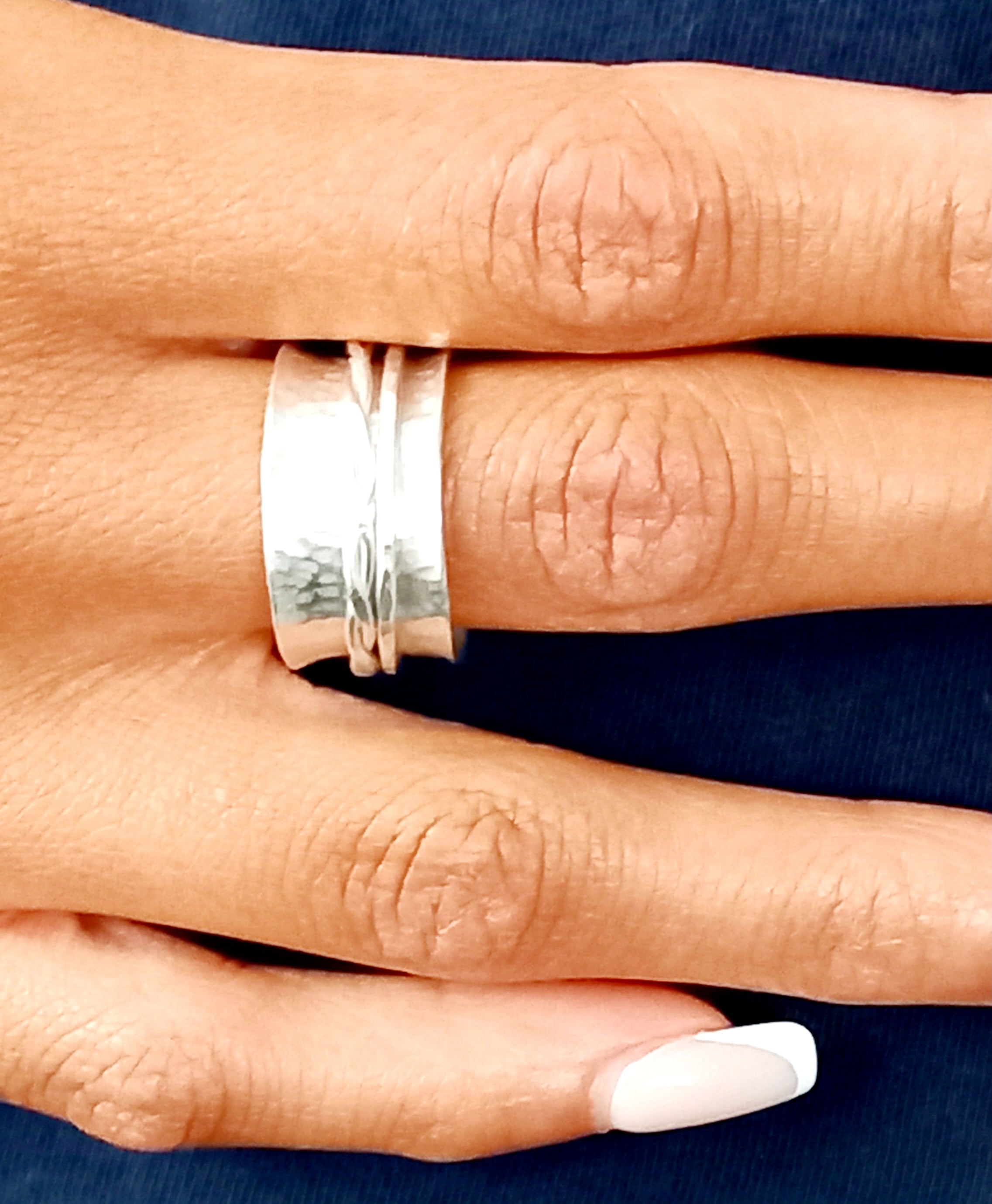 Sterling Silver Spinner Ring