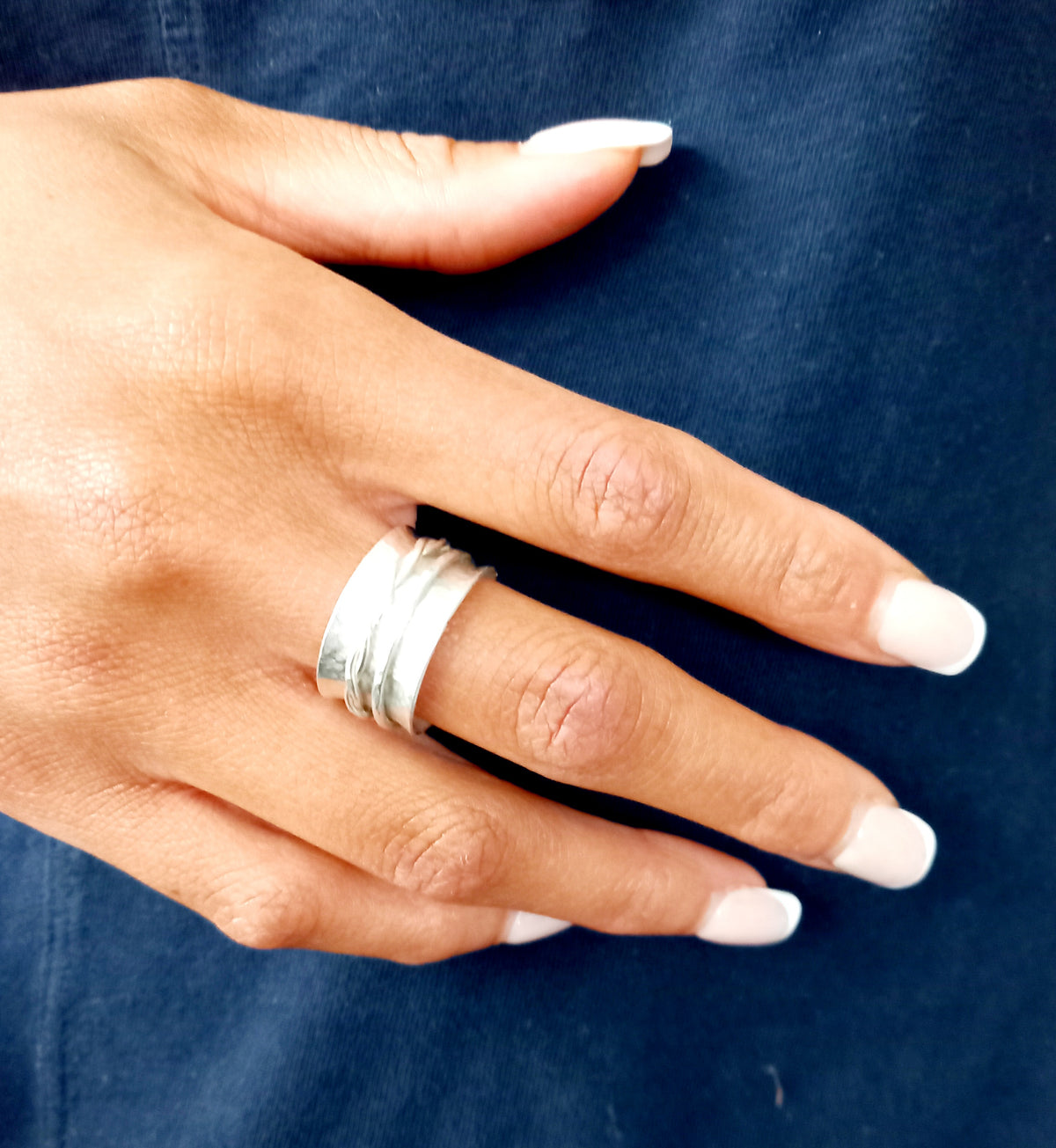 Sterling Silver Spinner Ring
