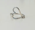 Sterling Silver Open Heart Ring