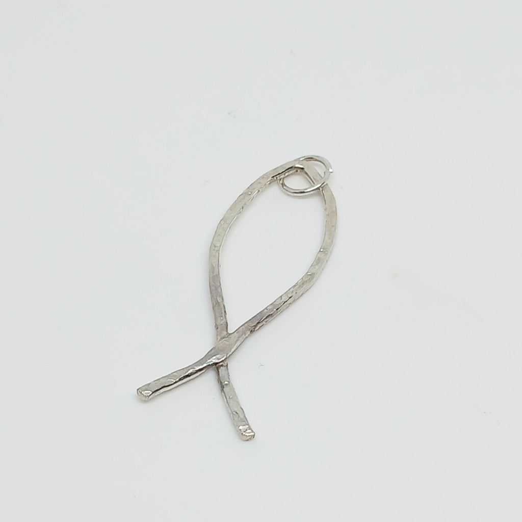 Handcrafted Silver Ichthys Necklace