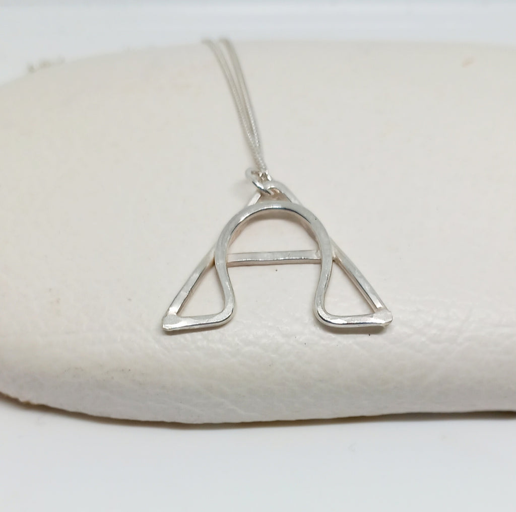 Sterling Silver Alpha & Omega Pendant