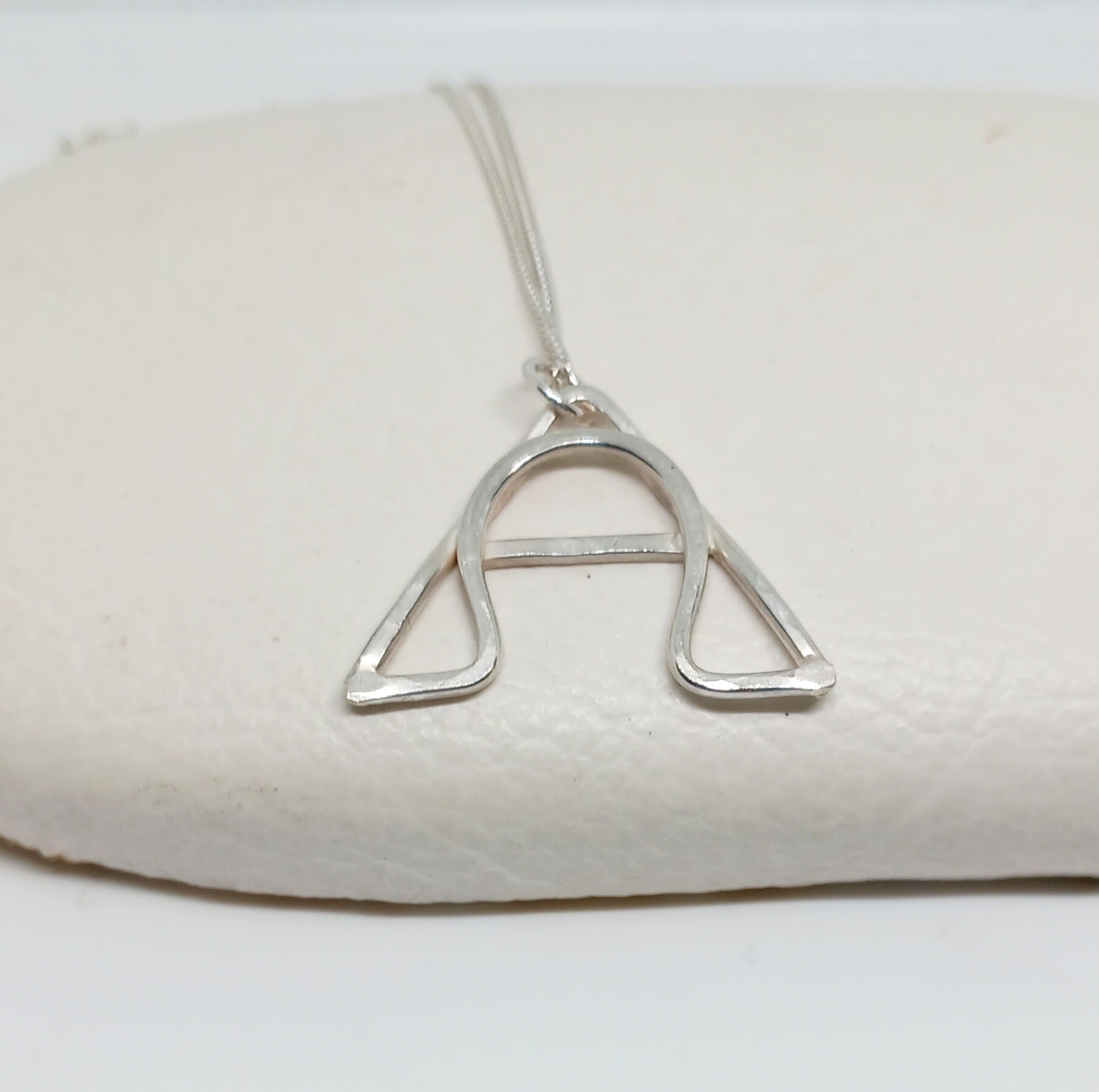 Sterling Silver Alpha & Omega Pendant