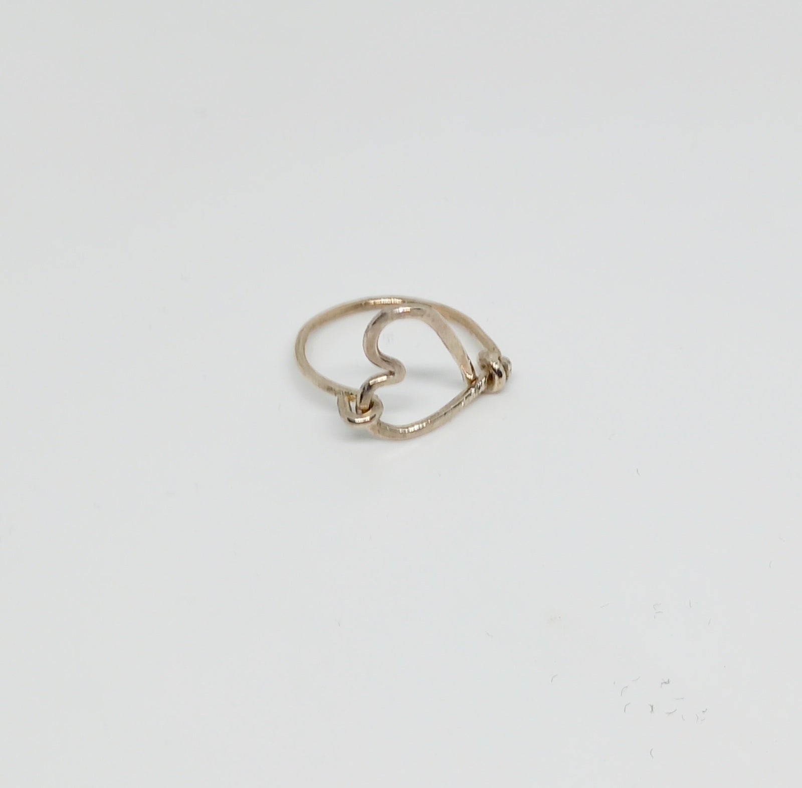 Sterling Silver Open Heart Ring