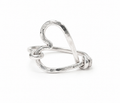 Sterling Silver Open Heart Ring
