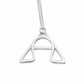 Sterling Silver Alpha & Omega Pendant