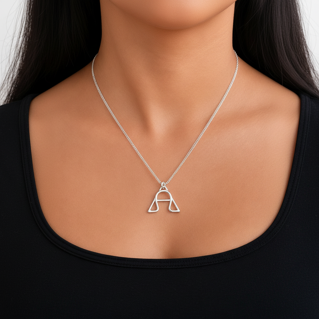 Sterling Silver Alpha & Omega Pendant