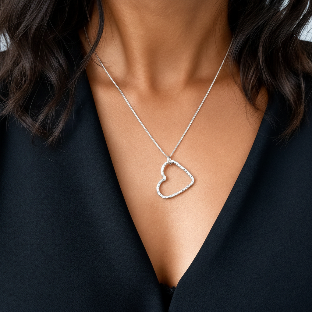 Open Heart Necklace