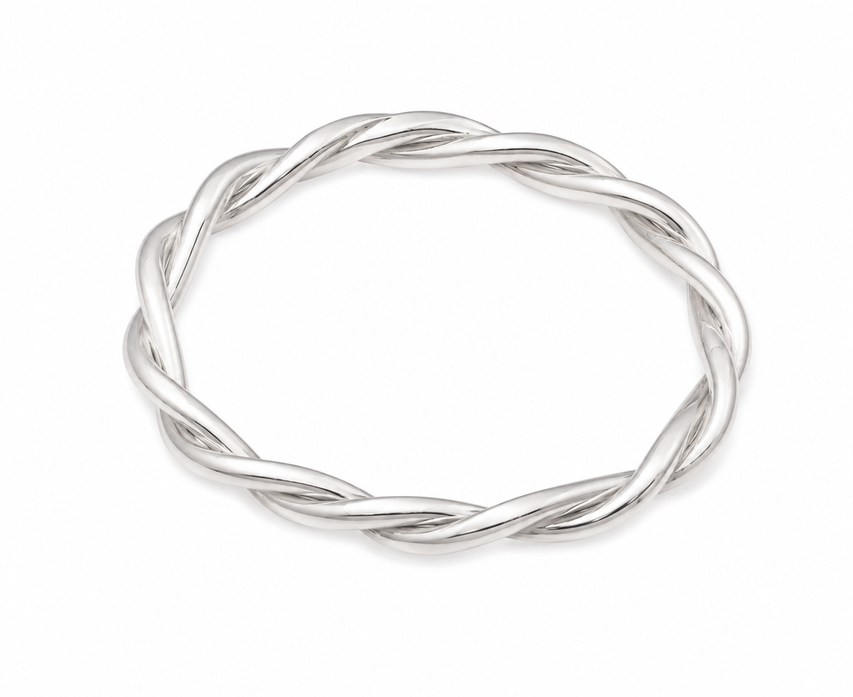 Sterling Silver Twisted Ring